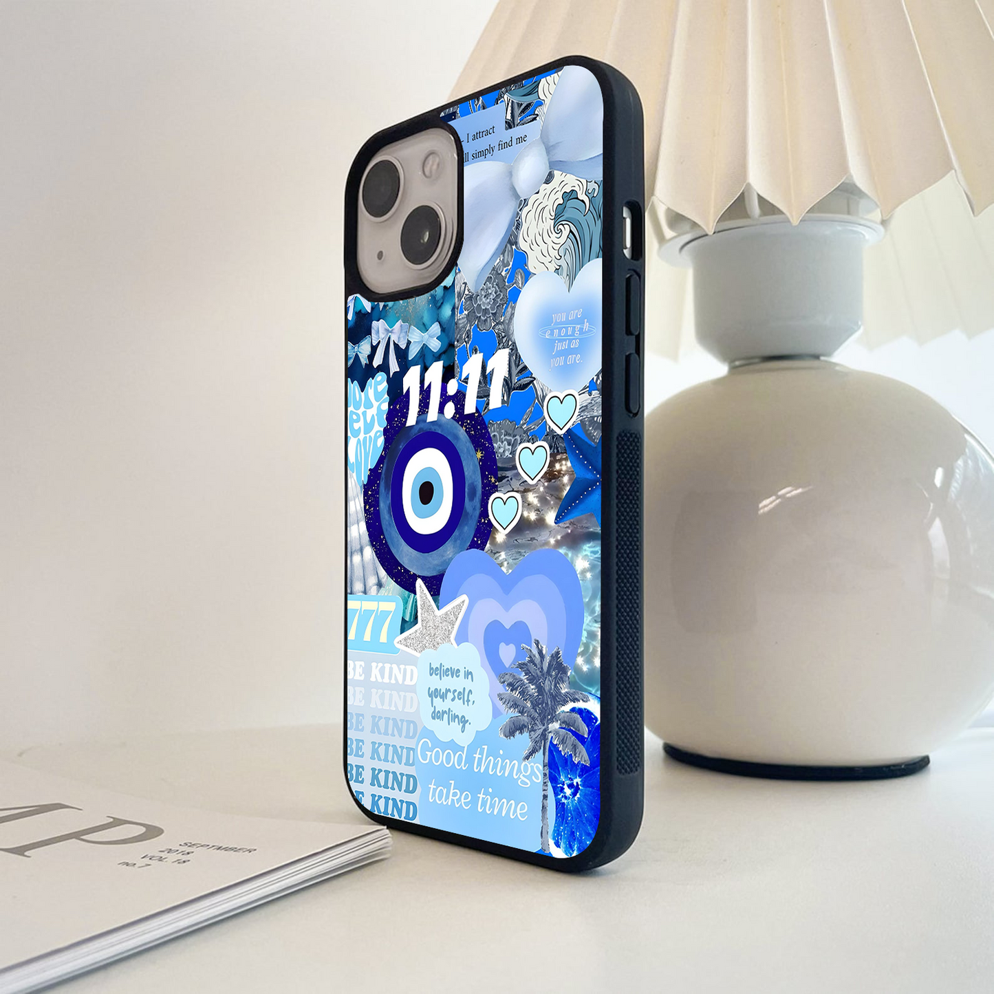 Aesthetic Be kind Eye Glass Case