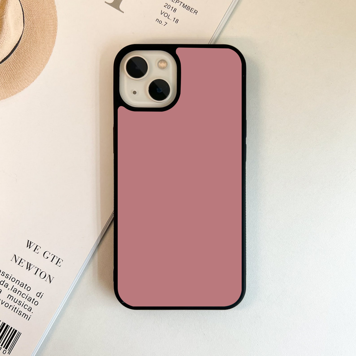 Pantone Dusty Rose Glass Case