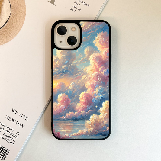 Cotton Sky Light Glass Case