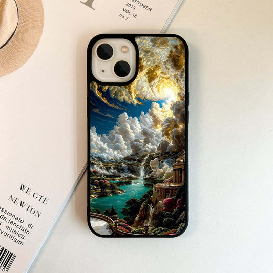 Celestial Cascade Whether Glass Case