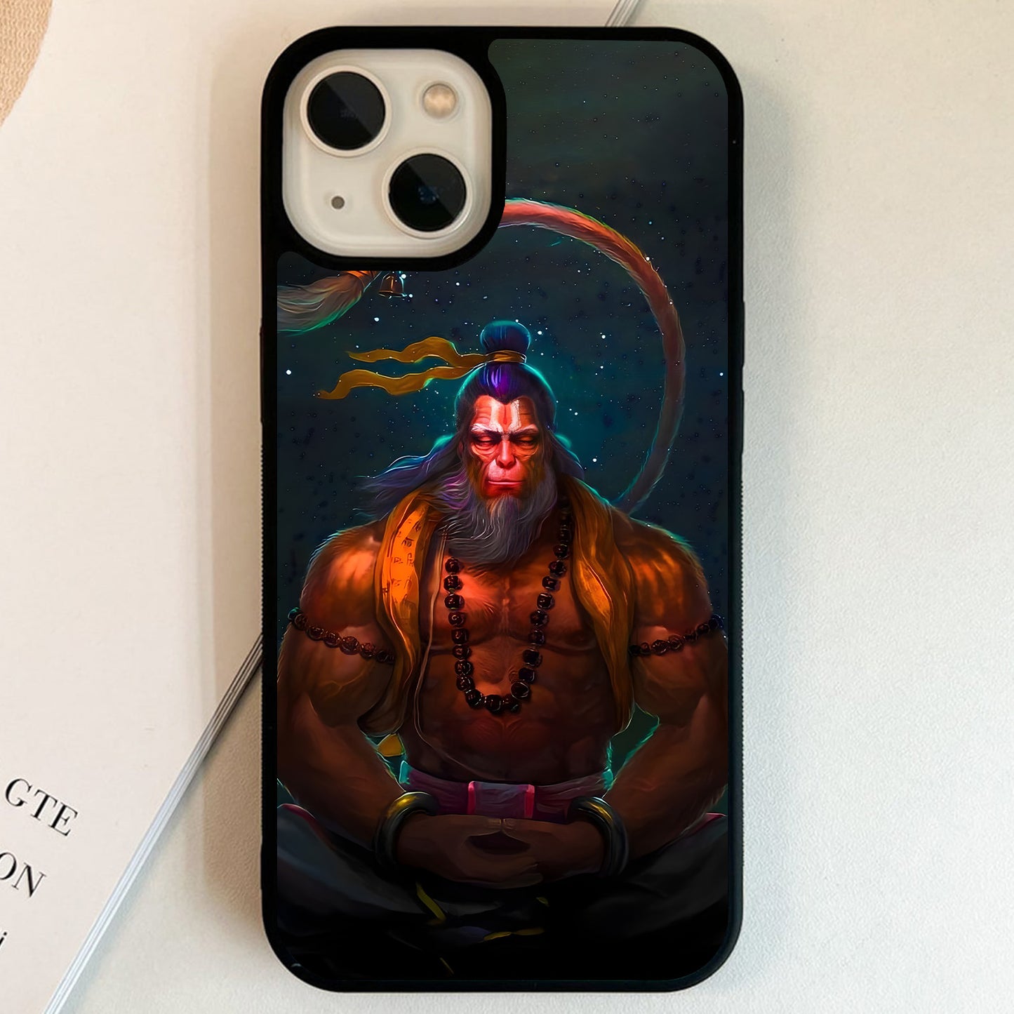 Hanuman Sacred Meditation Glass Case