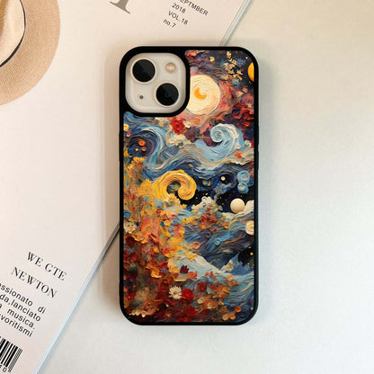 Cosmic Oil Tides Glass Case