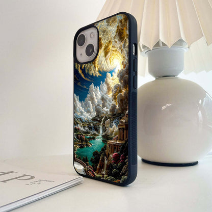 Celestial Cascade Whether Glass Case