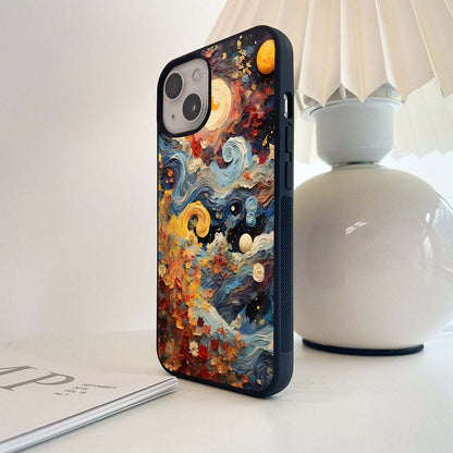 Cosmic Oil Tides Glass Case