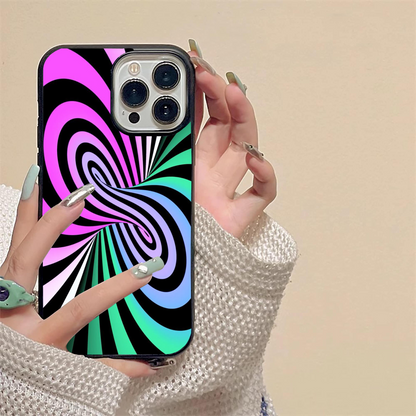 Hypnosis Pattern Glass Case