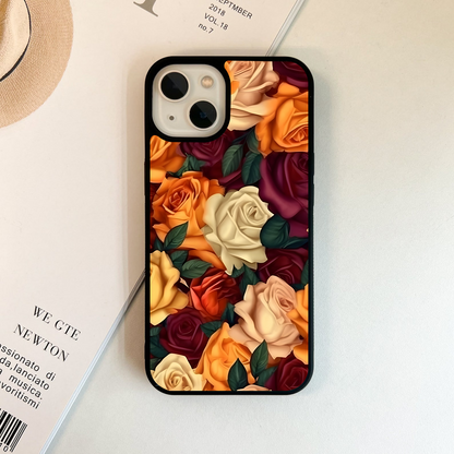 Crimson Rose Harmony Glass Case