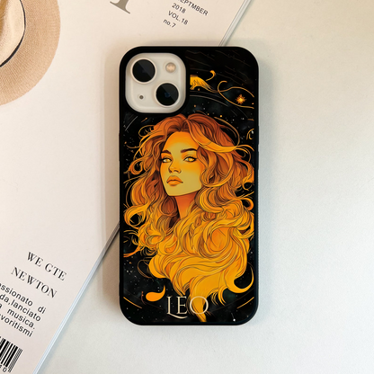 Zodiac Leo Glass Case