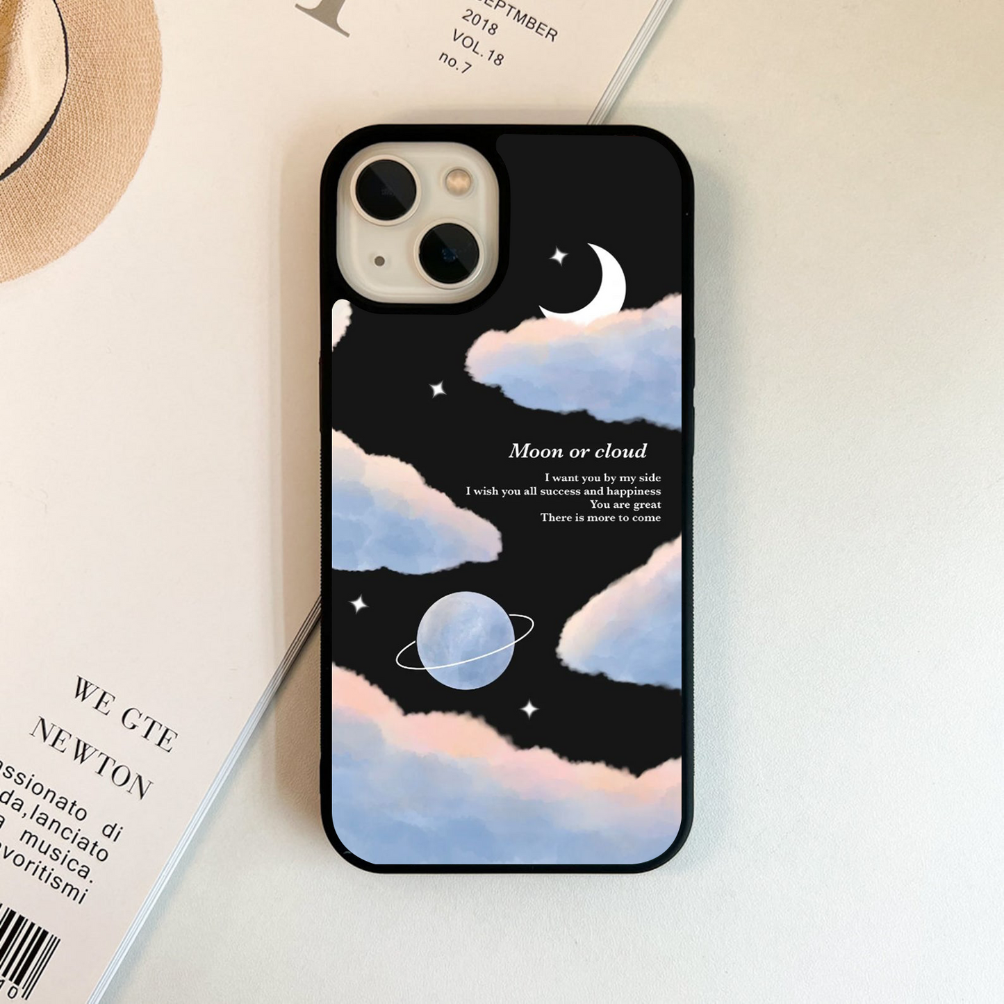 Clouds Beyond the Moon Glass Case