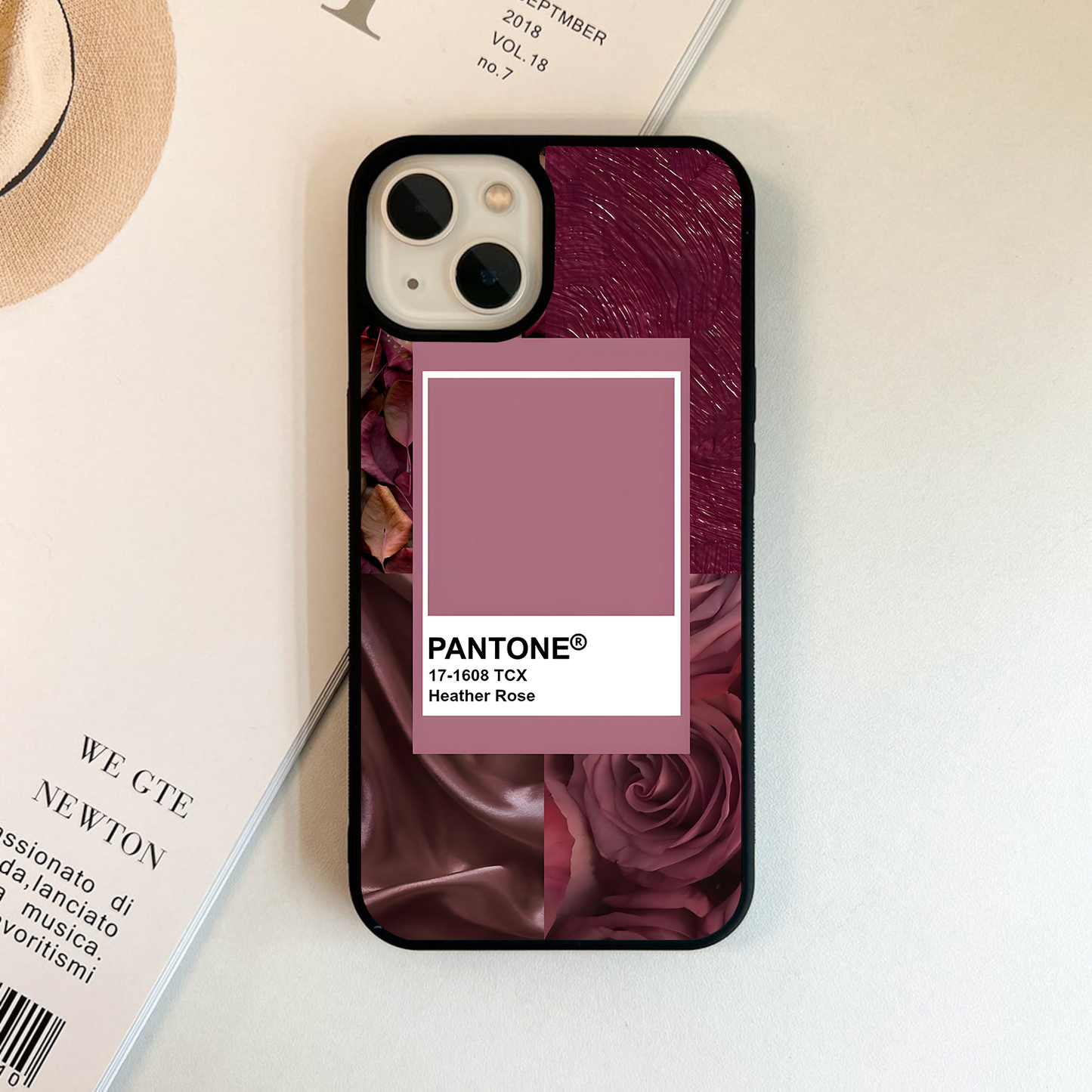 Pantone Heather Rose Glass Case