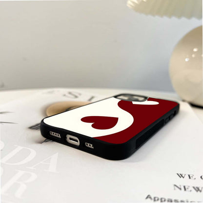 Yin Yang Love Glass Case