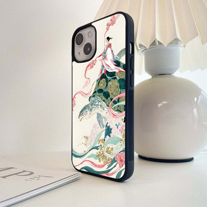 Turtle Guardian Glass Case