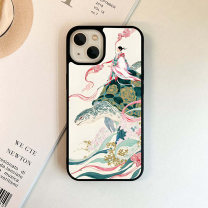 Turtle Guardian Glass Case