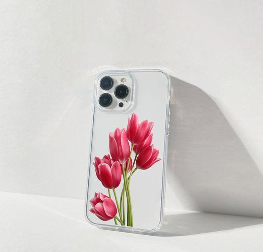 Pretty Petal Bloom Clear Silicon Cover