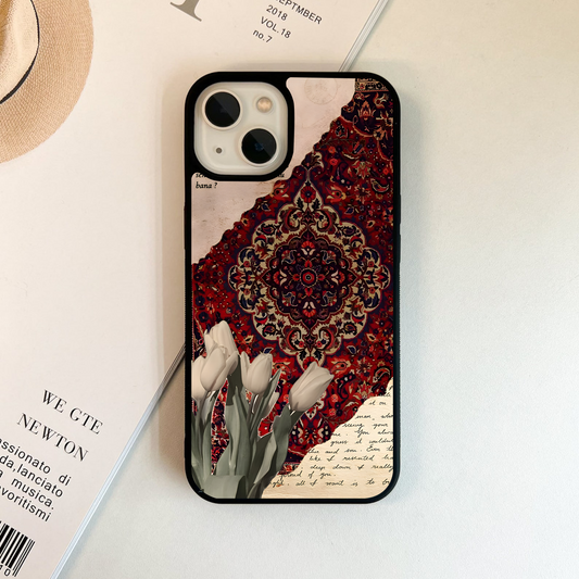 Vintage Oriental Grace Glass Case