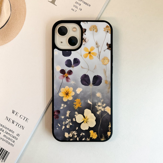 Pressed Petal Whispers Glass Case