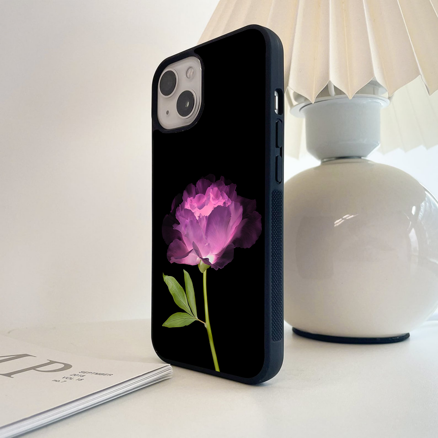 Glow Petal Bloom Glass Case