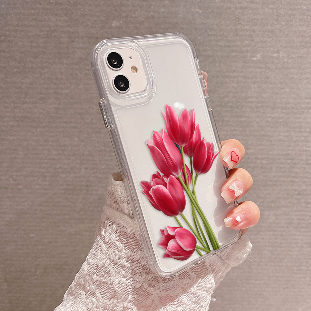Pretty Petal Bloom Clear Silicon Cover