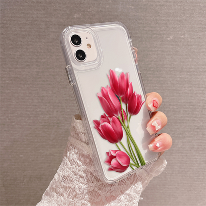 Pretty Petal Bloom Clear Silicon Cover