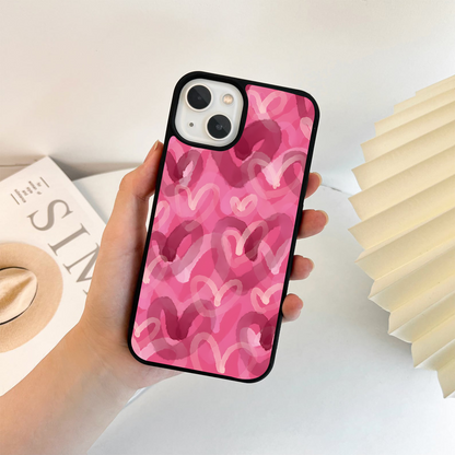 Candy Heart Glow Glass Case