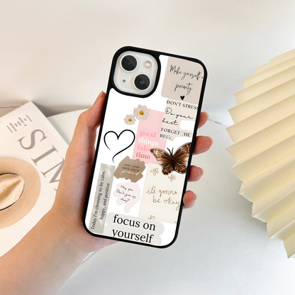 Happy Healing Space Glass Case