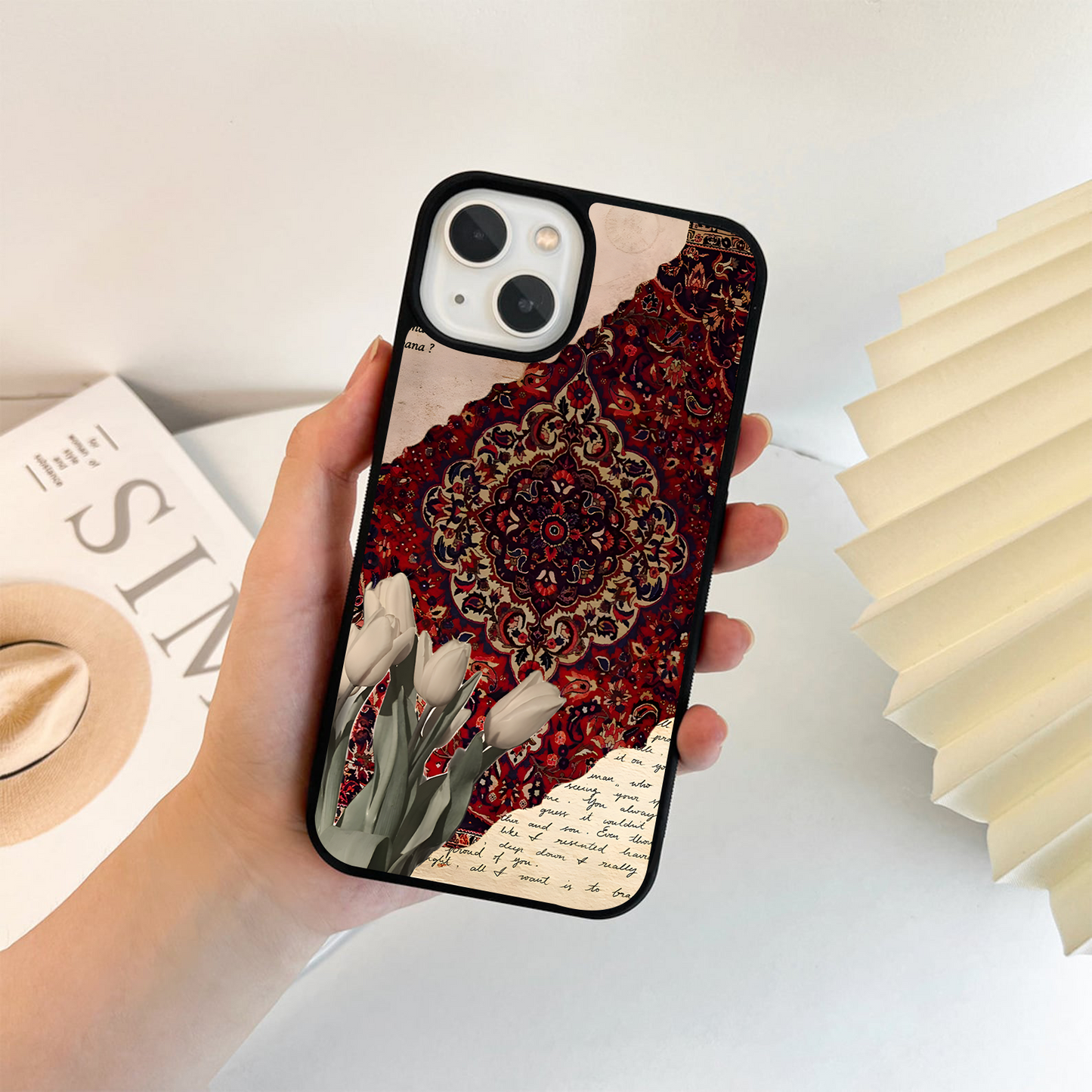 Vintage Oriental Grace Glass Case