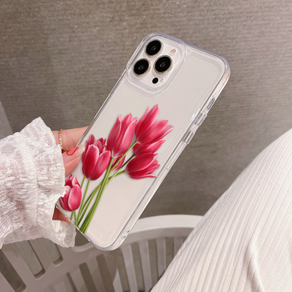 Pretty Petal Bloom Clear Silicon Cover