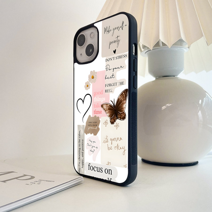 Happy Healing Space Glass Case