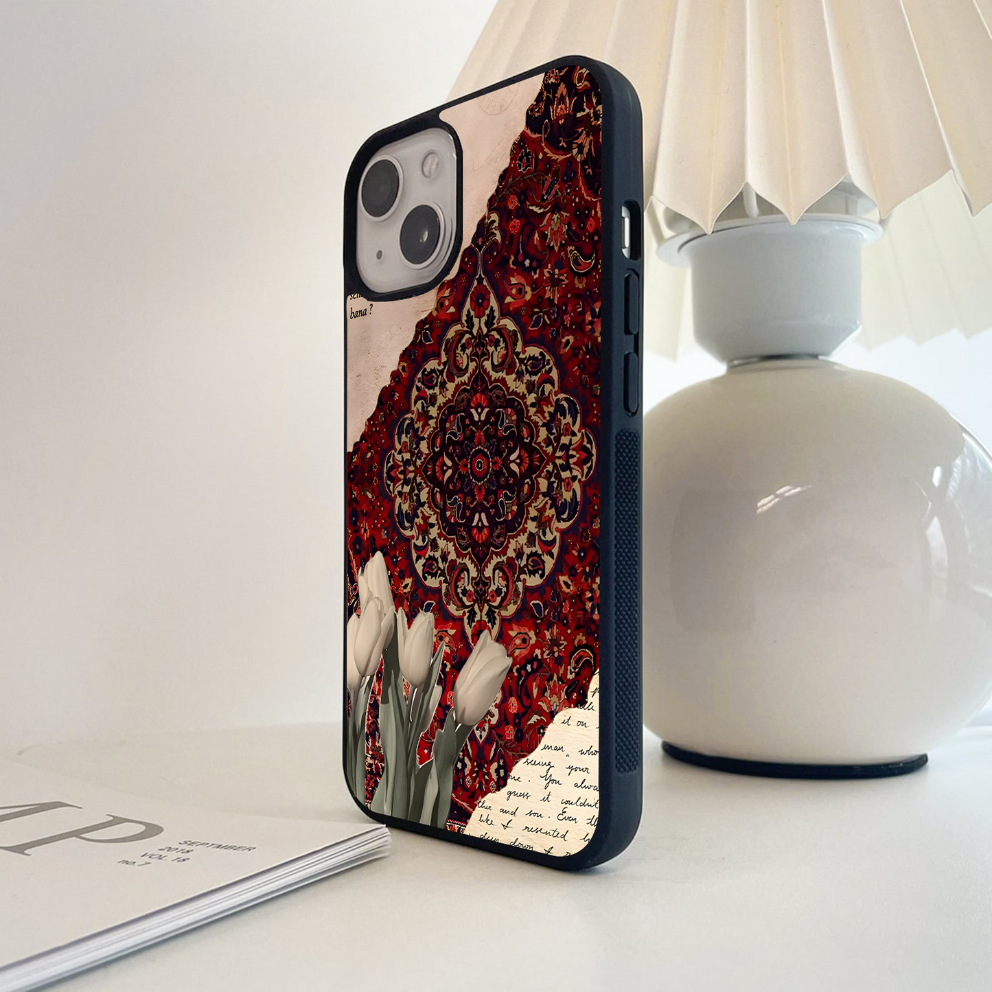 Vintage Oriental Grace Glass Case