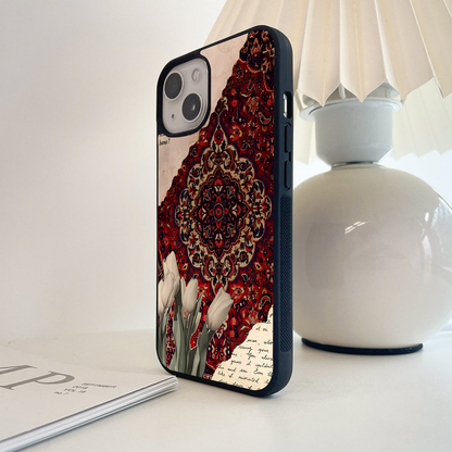 Vintage Oriental Grace Glass Case