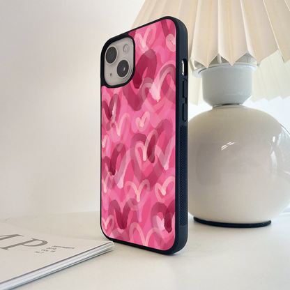 Candy Heart Glow Glass Case