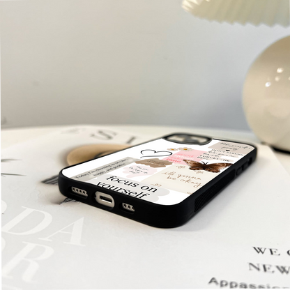 Happy Healing Space Glass Case