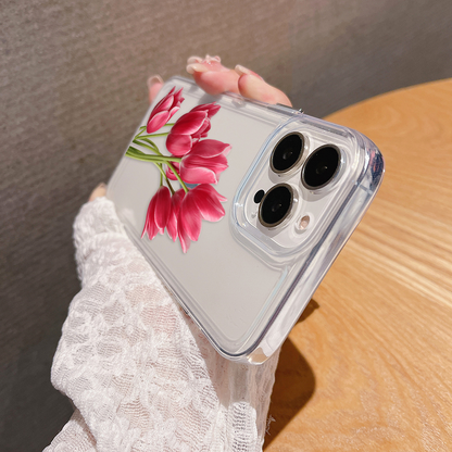 Pretty Petal Bloom Clear Silicon Cover