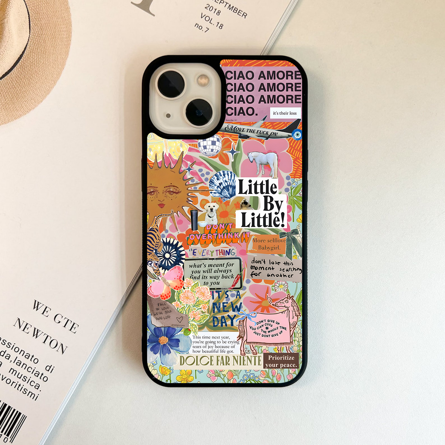 Life Collage Energy Glass Case