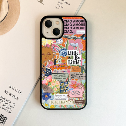 Life Collage Energy Glass Case