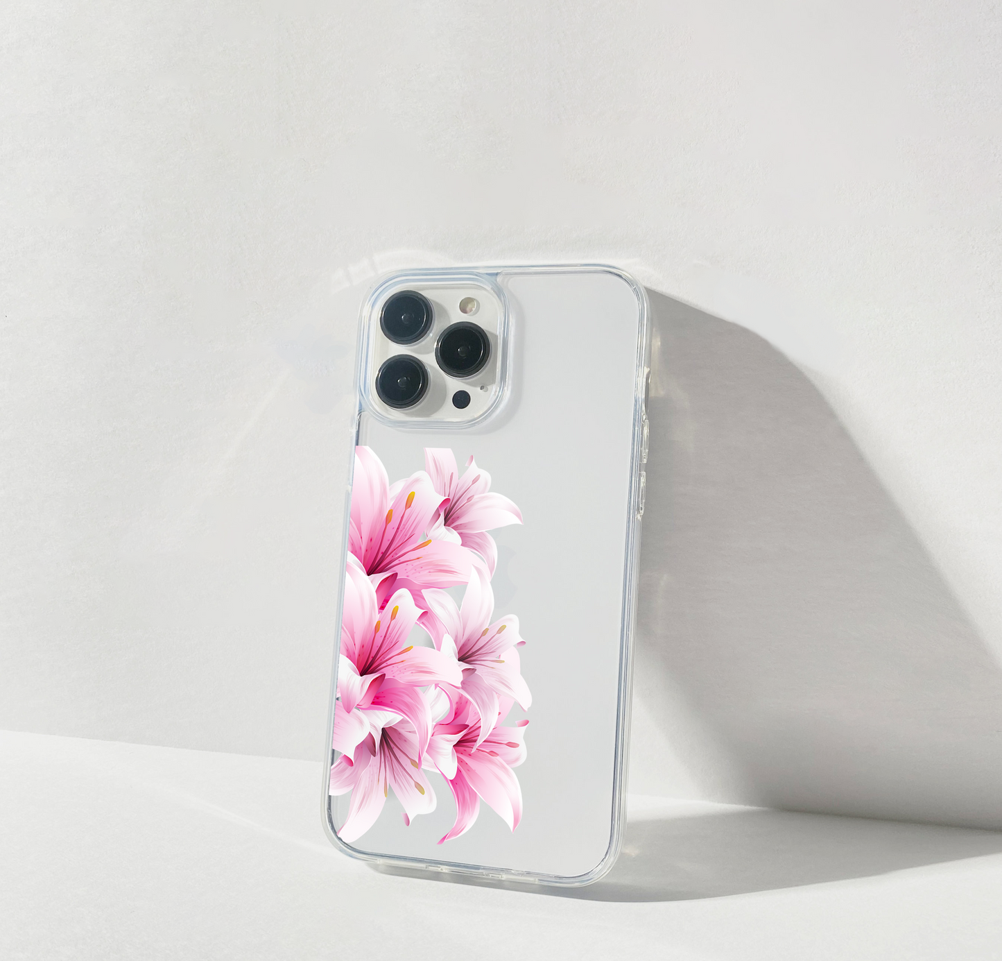 Blush Bloom Harmony Clear Silicon Cover
