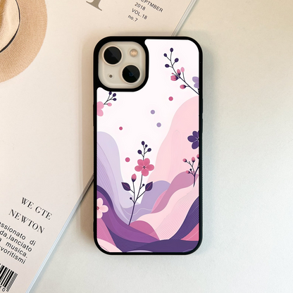 Pink And Purple Blushing Glass Case