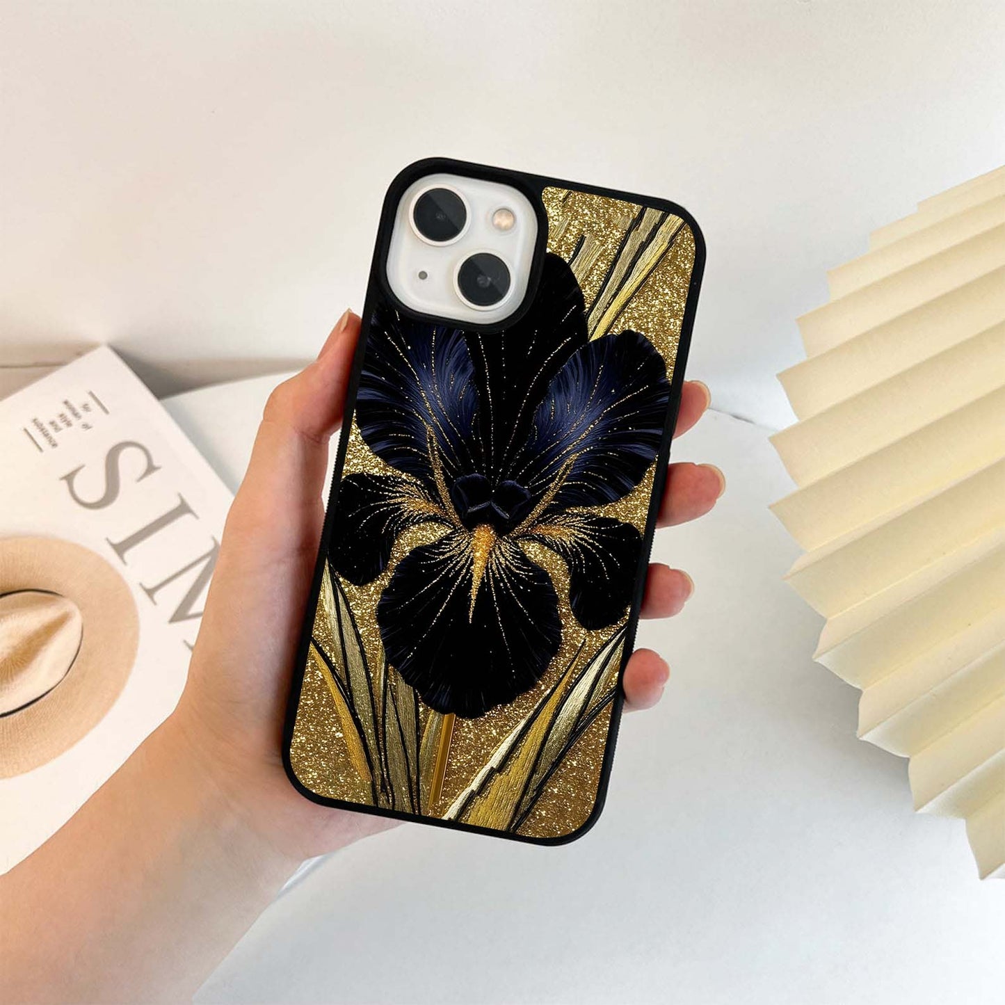 Velvet Bloom Glass Case