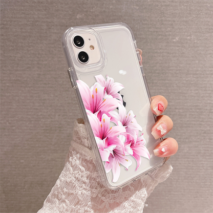 Blush Bloom Harmony Clear Silicon Cover