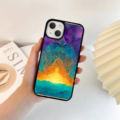 Celestial Rainbow Art Glass Case