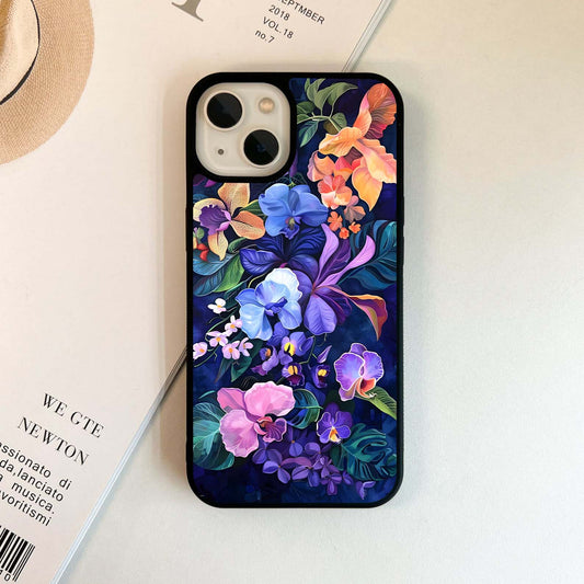 Velvet Orchid Dream Glass Case