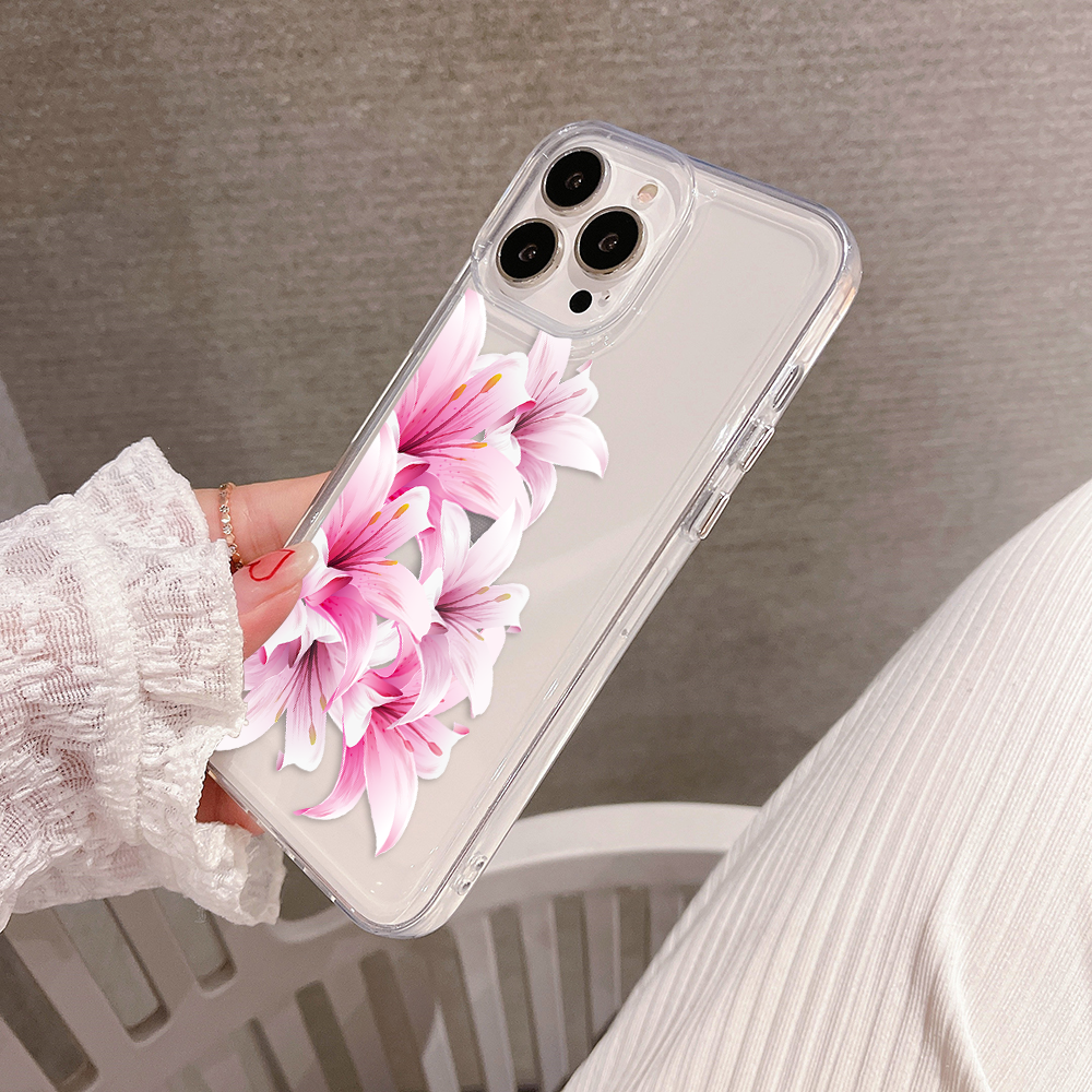 Blush Bloom Harmony Clear Silicon Cover