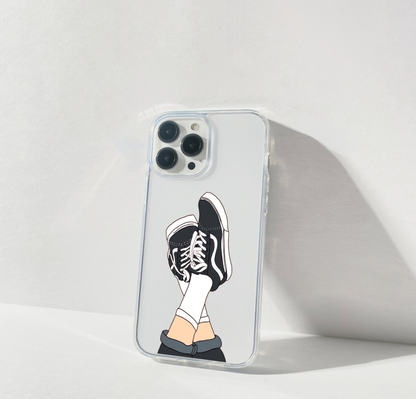 Street Style Vibes Clear Silicon Cover