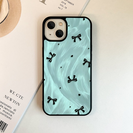 Velvet Bow Drip Glass Case