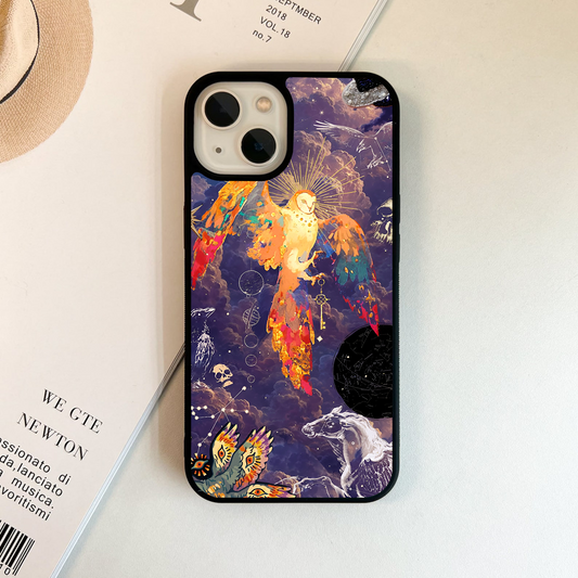 Celestial Owl Magic Glass Case
