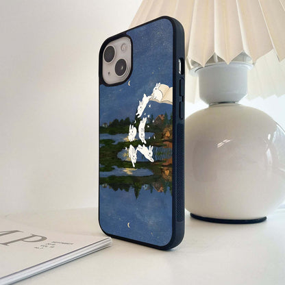 Dreamland Bunny Leap Glass Case