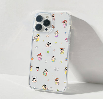 Shinchan Sky Adventure Clear Silicon Cover