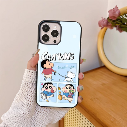 Shinchan Cryons Glass Case