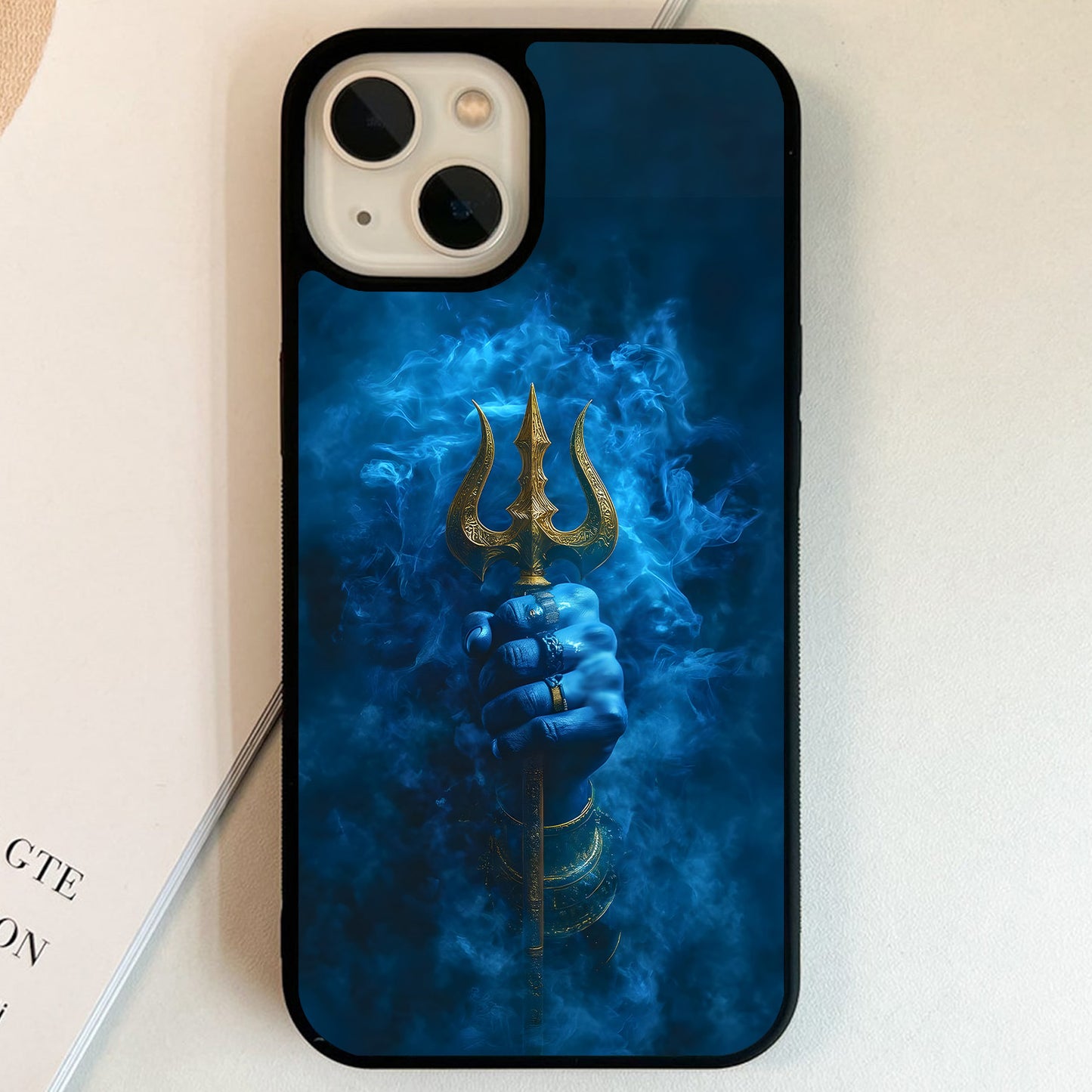 Divine Trishul Power Glass Case