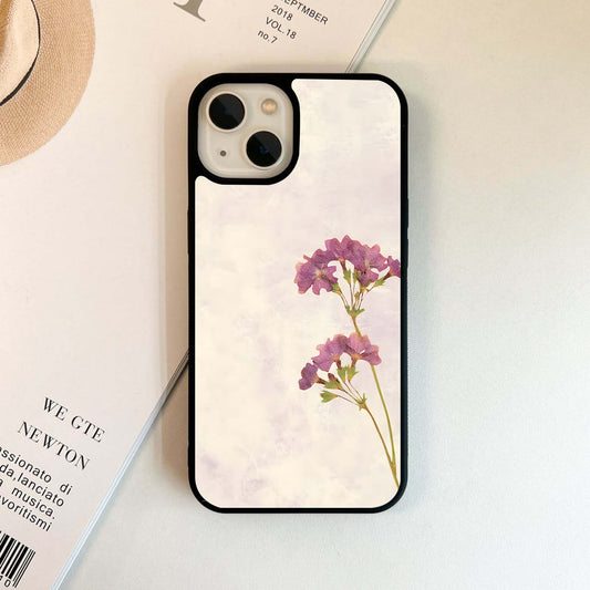 Purple Lily Glass Case