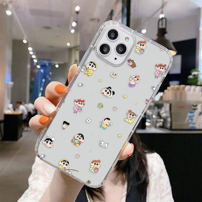 Shinchan Sky Adventure Clear Silicon Cover